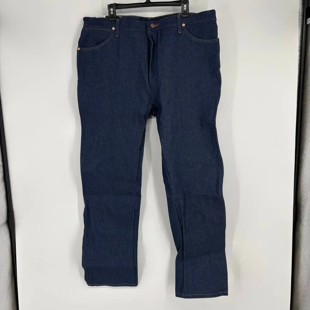 NWT Wrangler Mens Dark Wash Cowboy Cut Original Fit Jeans Size 40x32 Rigid 13MWZ